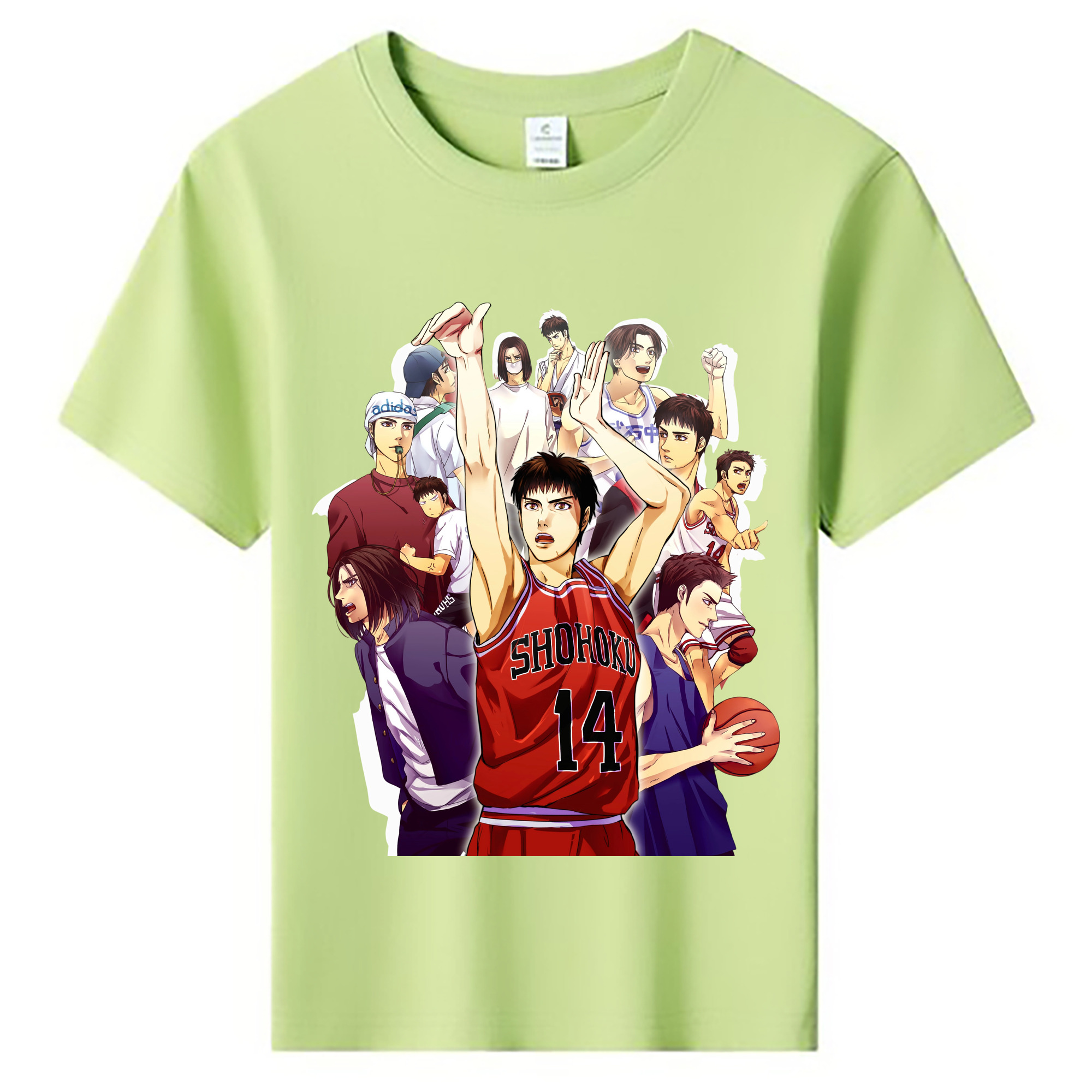 （画像用） SLAM DUNK／スラムダンク 綿100％キッズTシャツ（フロントプリント）